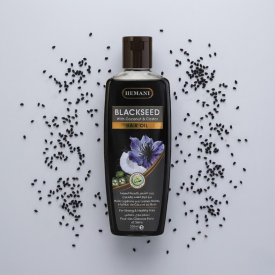 Black Seed Herbal Hair Oil 200ml | Hemani Herbals