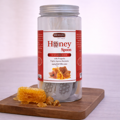antibacterial, strong immunity, anti-inflammatory, antioxidant, sweetener, improves memory, natural honey, organic honey, propolis honey, propolis honey spoon, natural sweetener, hemani honey, antibacterial honey, immunity booster honey, honey for sore throat, propolis, honey, antioxidant-rich honey