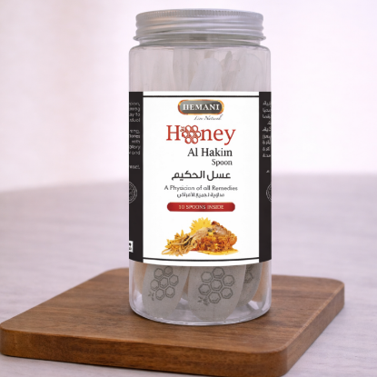 Antibacterial, strong immunity, sweetener, anti-inflammatory, antioxidant, bloating and gas, organic honey, natural honey, asal al hakim, hakim honey spoon, hemani honey, ginseng honey, royal jelly honey, propolis honey, antioxidant honey, energy booster honey, herbal honey, immunity honey