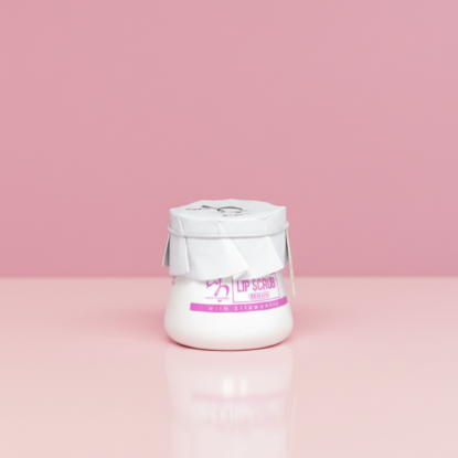 strawberry lip scrub, strawberry scrub, gentle exfoliator, lip scrub, lip exfoliator, exfoliation, soft lips, chapped lips treatment, natural lip scrub, lip care, lip lightening, lip moisturizer, lip prep, smooth lips, Hemani lip scrub